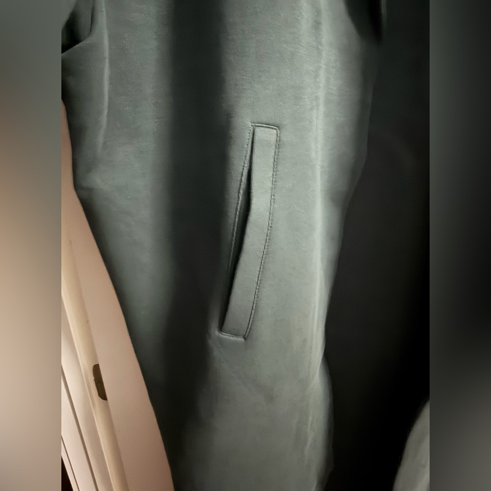 Nike Deep Teal Open-Front Coat - Picture 3 of 4